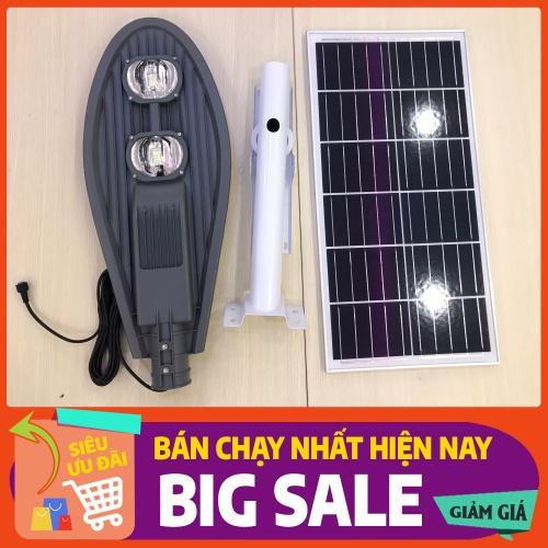 Đèn Đường Led COB Năng Lượng Mặt Trời Khung Nhôm Mặt Kính 200W