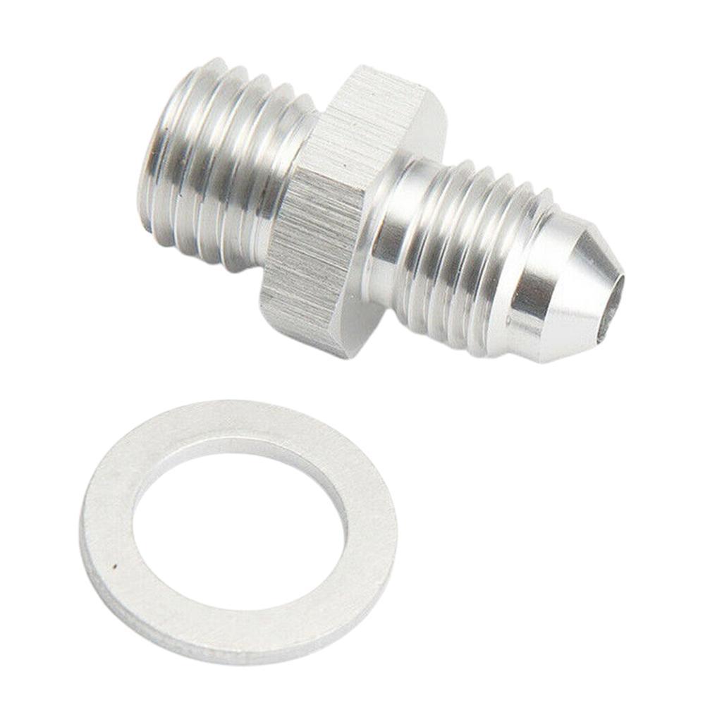 M12x1.5 To AN-4 Oil Feed Adapter Kit 1.5mm Restrictor For