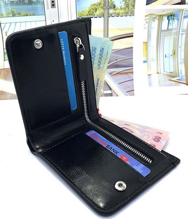 Ví da nam thời trang cao cấp full hộp túi đựng