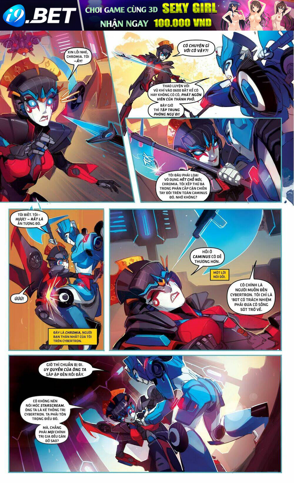 transformer - autobot trỗi dậy | windblade chapter 1 7