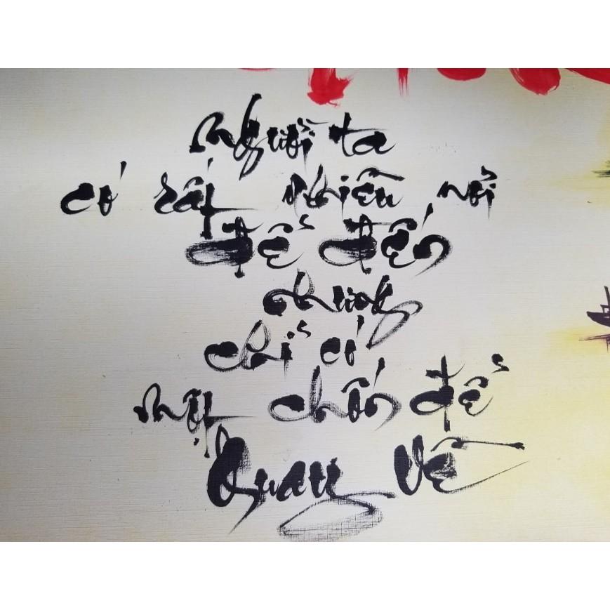 Tranh thư pháp GIA ĐÌNH