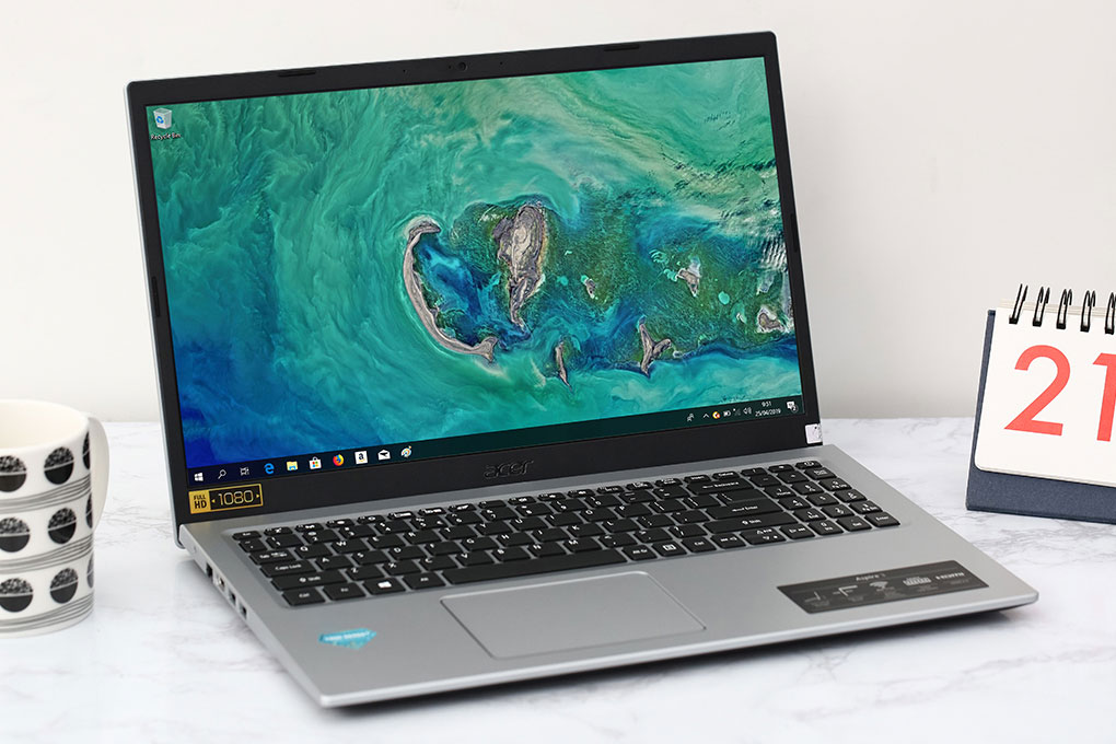Máy Tính Xách Tay Laptop Acer Aspire 3 A315-58-358E - Intel core i3-1115G4/8GB/512GB SSD+1 M.2+1 2.5/15.6"FHD/BT4/Win11H/Pure Silver - Hàng Chính Hãng