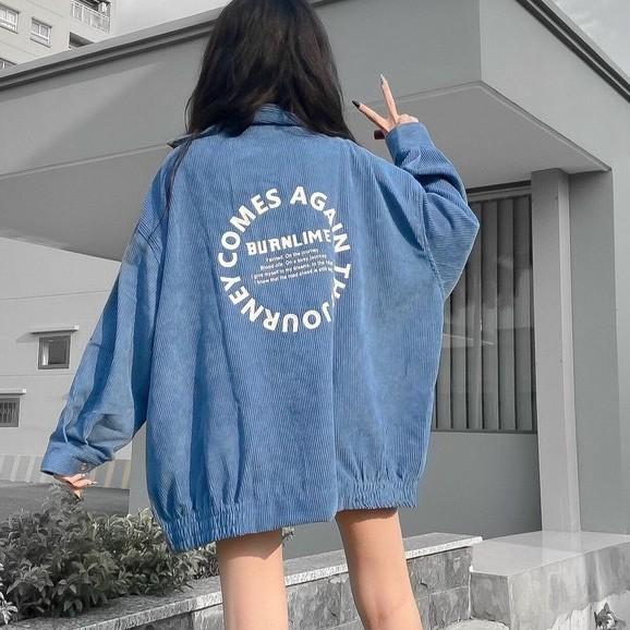 Áo Khoác Bomber Vải Nhung Cao Cấp Dày Dặn 2021 From rộng Unisex ONEZ KB3