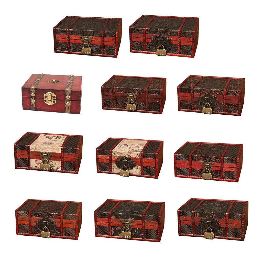 Luxury Solid Wood Jewelry Box Bracelet Storage Box Gift Box Organizer Holder