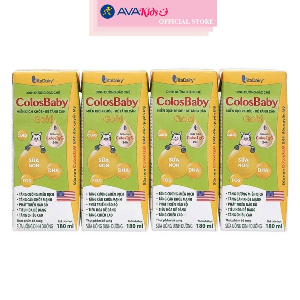 Thùng 48 hộp sữa pha sẵn ColosBaby Gold 180 ml (từ 1 tuổi)