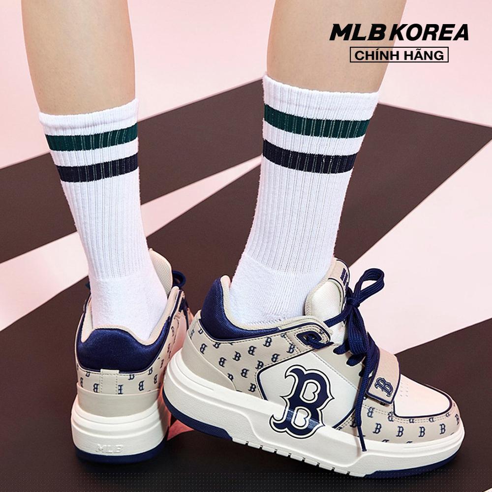 MLB - Giày sneakers unisex cổ thấp Chunky Liner Mid Classic Monogram 3ASXLM13N