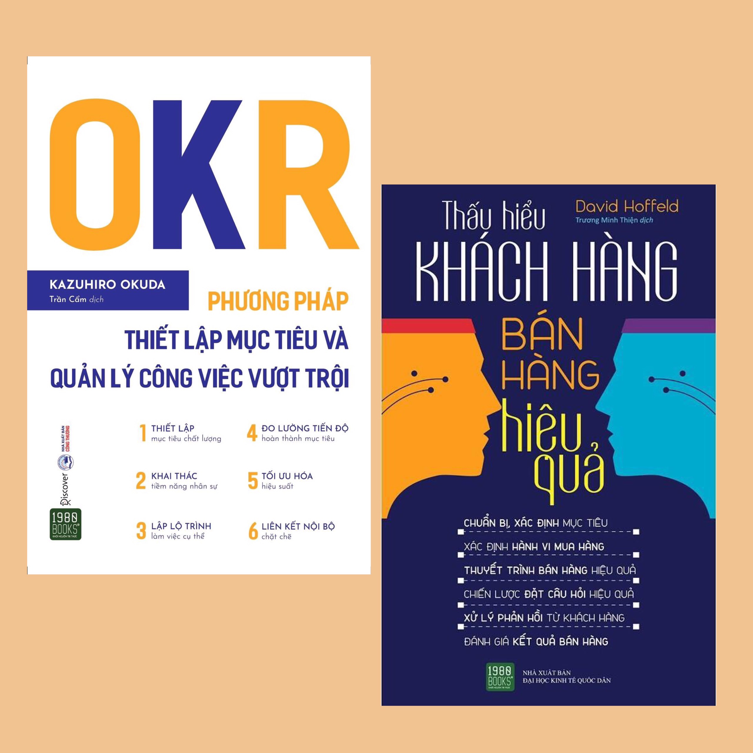 Combo (2 Cuốn): OKR - Phương Pháp Thiết Lập Mục Tiêu Và Quản Lý Công Việc Vượt Trội + Thấu Hiểu Khách Hàng - Bán Hàng Hiệu Quả