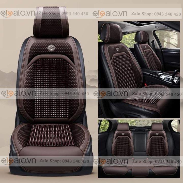 Áo trùm lót bọc ghế da xe ô tô Mazda 2 da hạt gỗ tự nhiên CAO CẤP