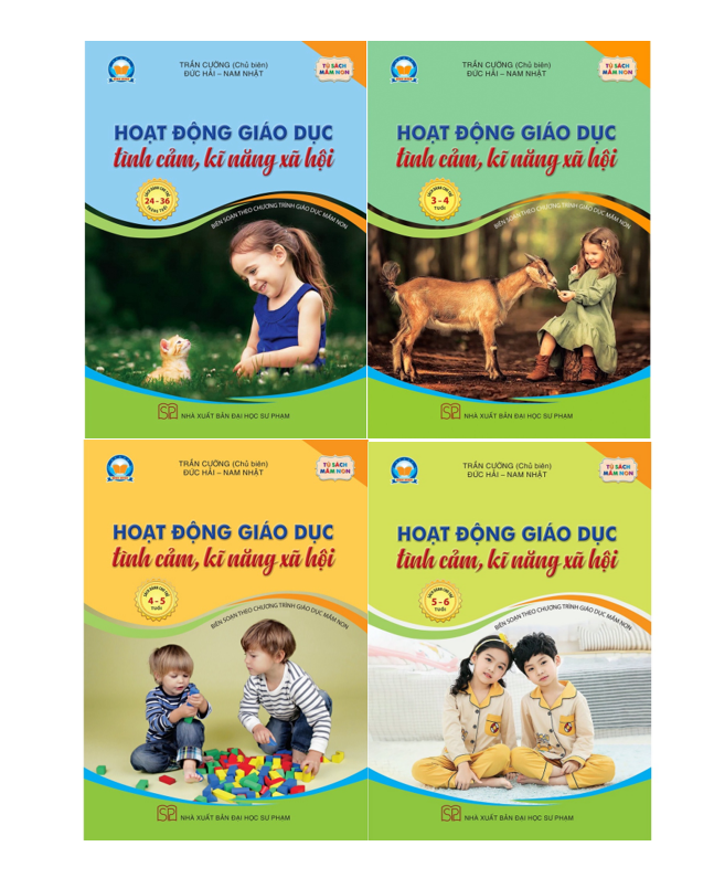 Sách Combo 4 cuốn Hoạt Động Giáo Dục tình cảm, kĩ năng xã hội - cho trẻ