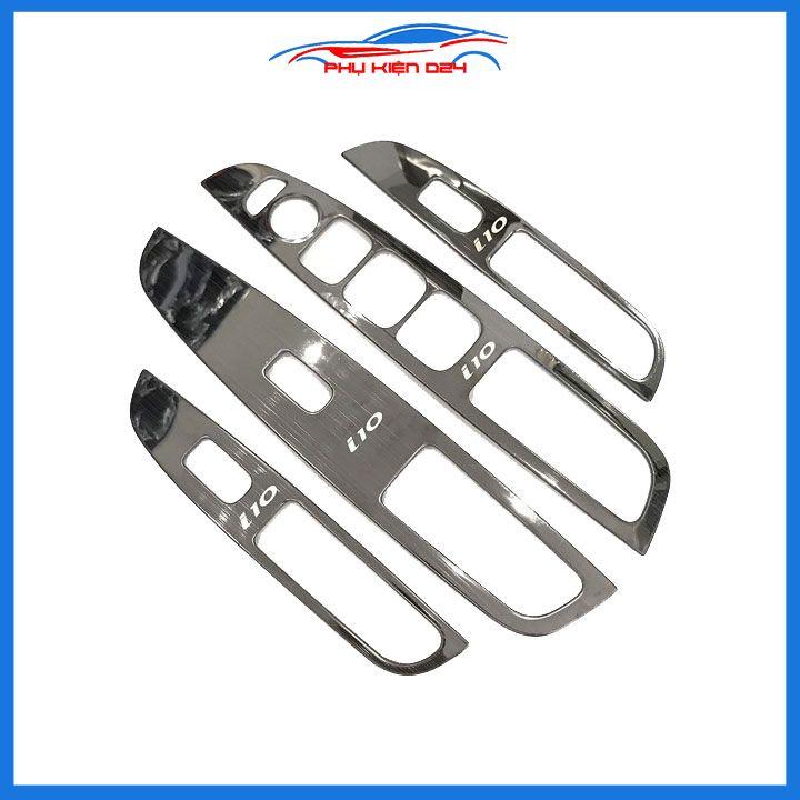 Ốp nội thất Huyndai i10 2014-2015-2016-2017-2018-2019-2020 vân Titan bảo vệ chống trầy xước và làm đẹp xe
