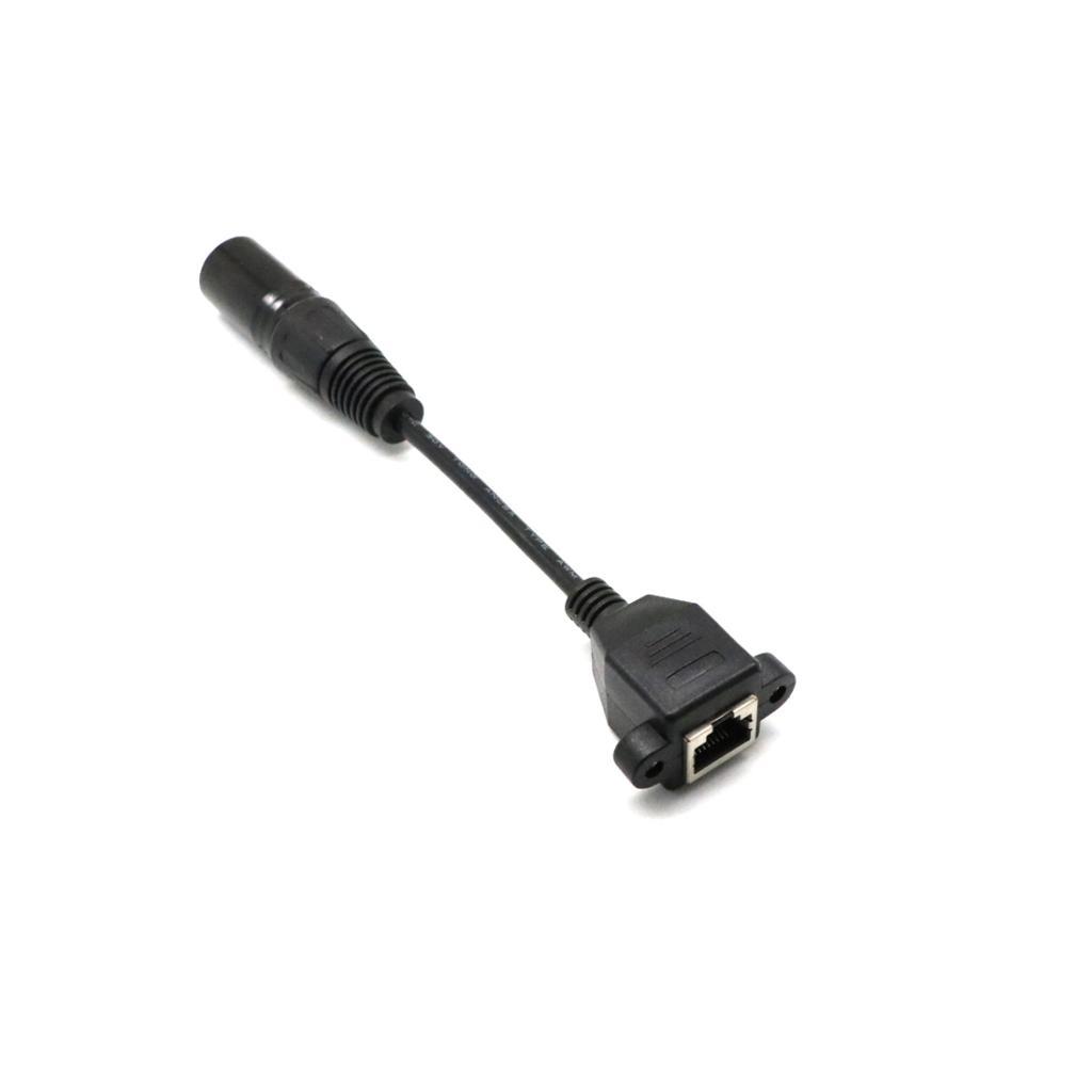 15cm XLR 3 Pin Male To RJ45 Female Network Connector Adapter Converter Cable + 15cm XLR 3 Pin Male To RJ45 Male Network Connector Adapter Converter Cable