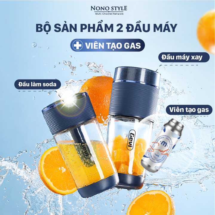 Máy Xay Sinh Tố Cầm Tay GEVI (50W - 260ML) - Hàng Chính Hãng