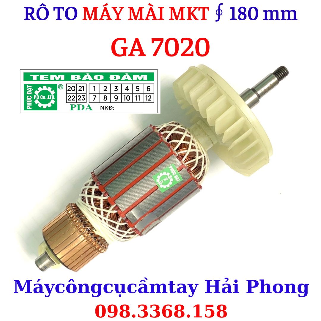 Rô to máy mài góc Mod.'GA-7020'  Hiệu CF ( 220v - 2200W - 50/60Hz)