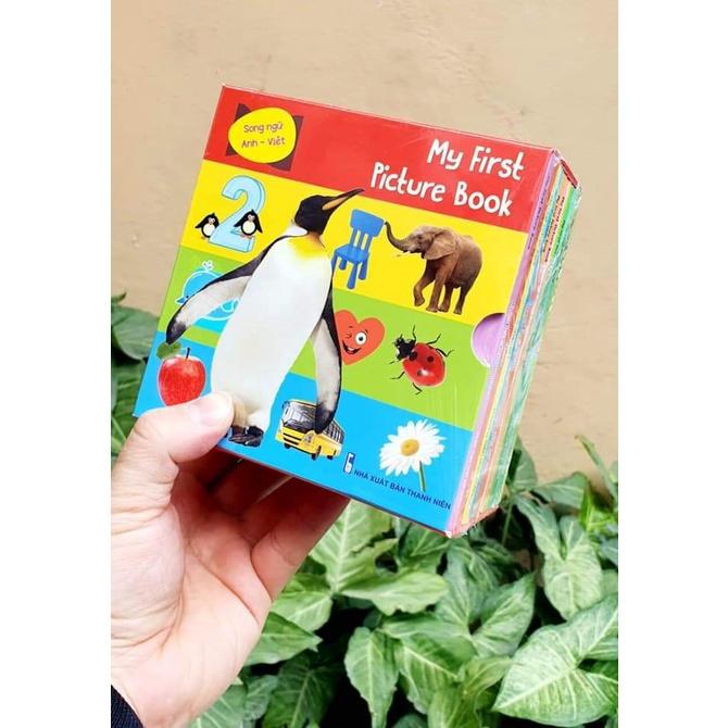 Sách - Bộ Thẻ Học Thông Minh Dạng Sách - My First Picture Book Thư Viện Hình Ảnh Đầu Tiên Cho Bé Từ 0 6 Tuổi Song Ngữ