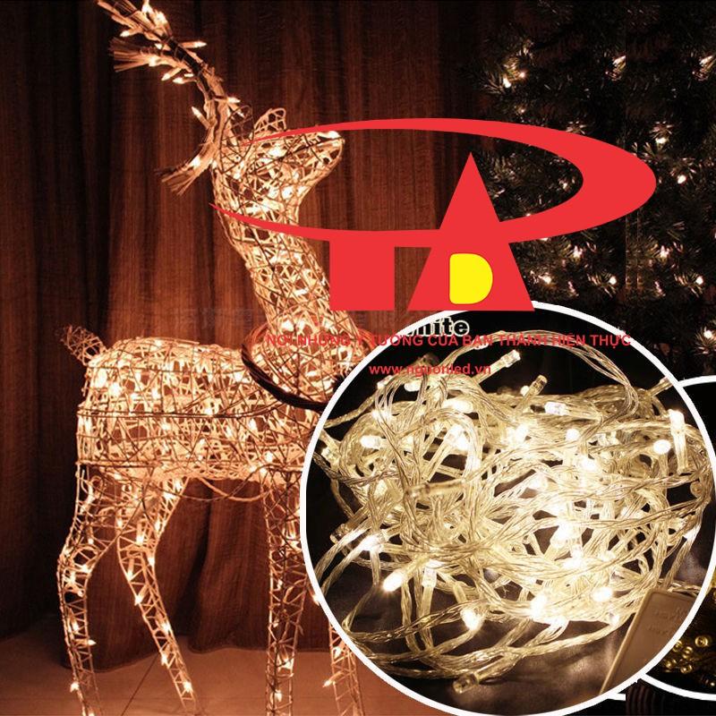 Combo (20 Dây Đèn Led Chớp 7m Trang Trí Noel, Giáng Sinh, Quán Cafe...