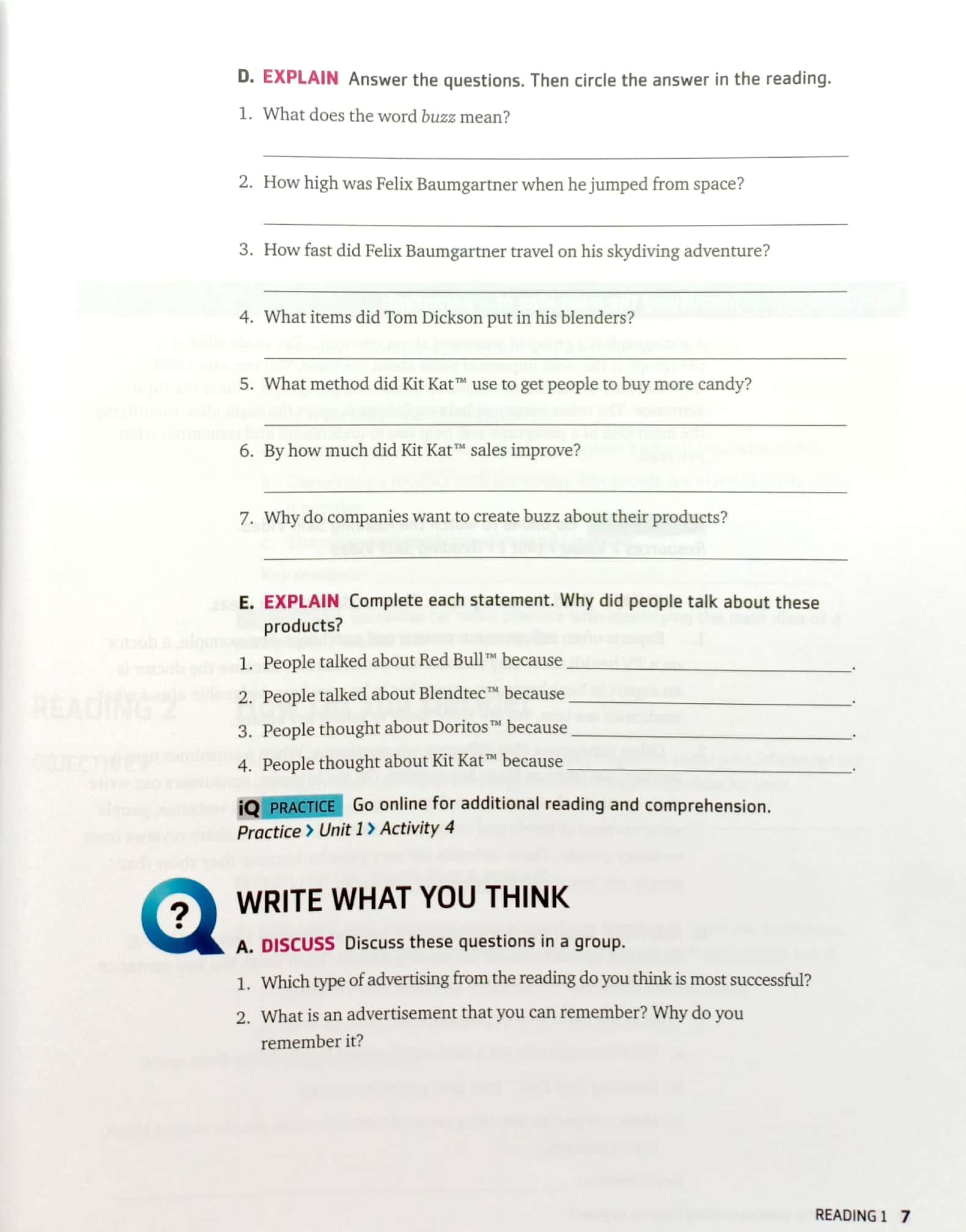 Q: Skills For Success: Level 2: Reading And Writing Student Book With iQ Online Practice - 3rd Edition