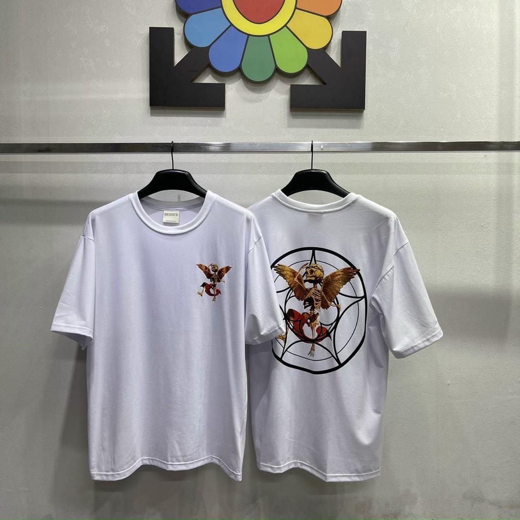 Áo thun local brand bobui big logo tay lỡ unisex