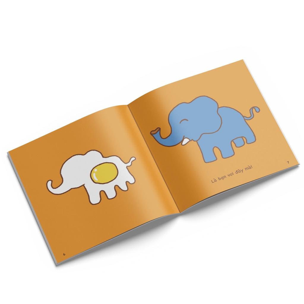 Ehon - Combo 3 cuốn Thật bất ngờ - Dành cho trẻ từ 0 - 2 tuổi - 3 cuốn lẻ tùy chọn - Bản Quyền