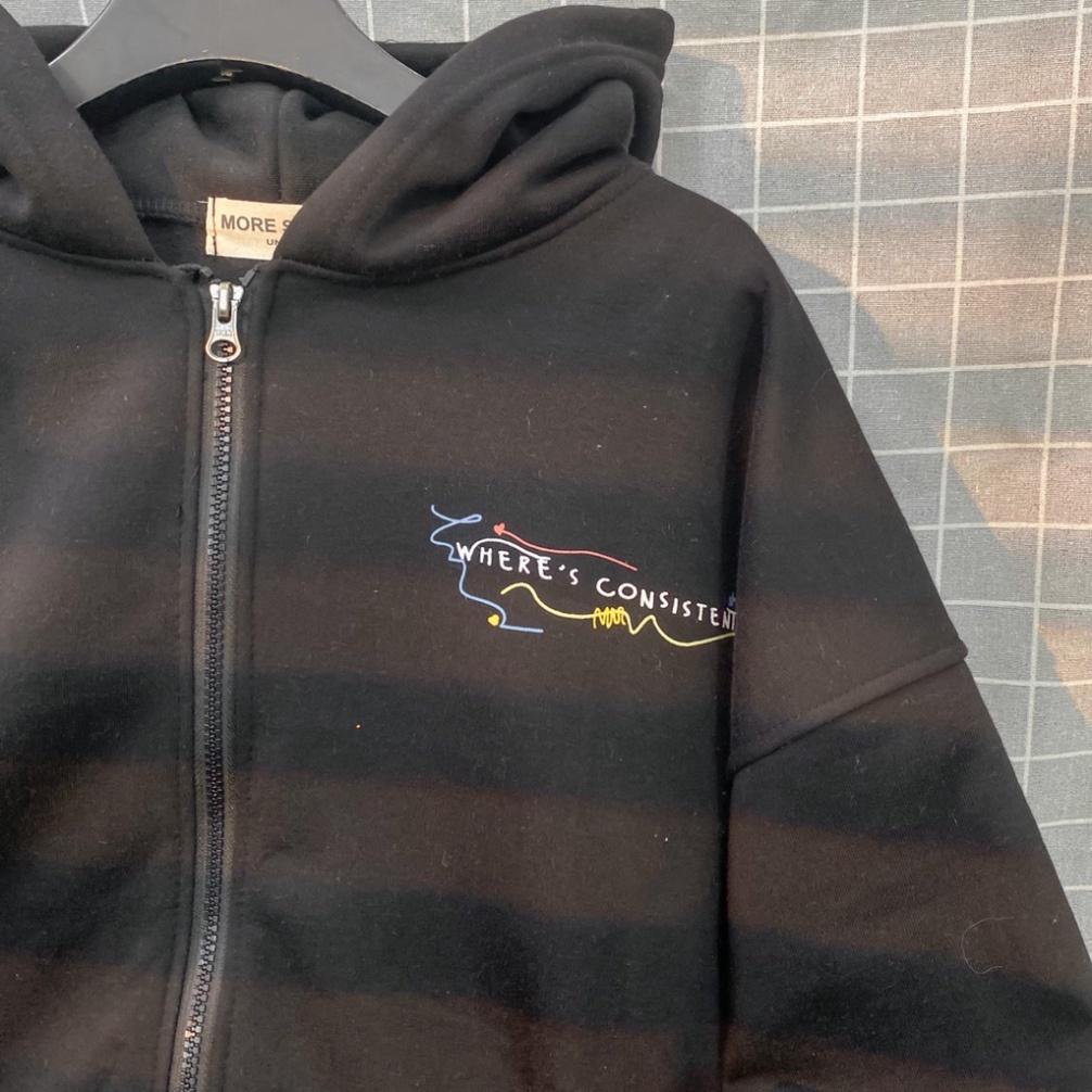 Áo Khoác Hoodie Zip Where's Form Unisex Nón 2 Lớp, Áo khoác Nỉ Hoodie mũ 2 lớp from rộng tay bồng khóa kéo, Áo hoodie zip unisex