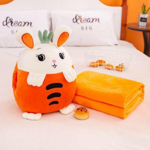 Bộ Gối Kèm Chăn Hoạt Hình