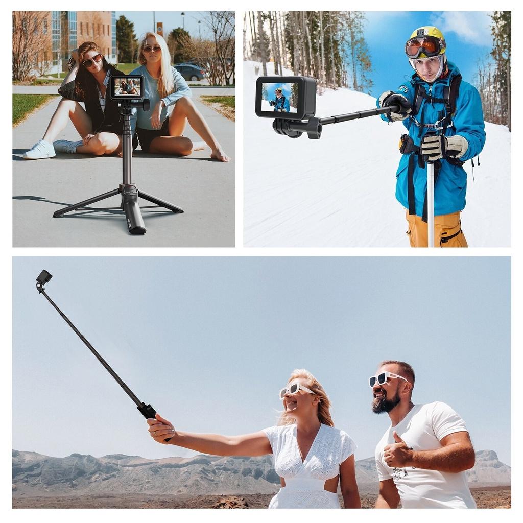 GẬY CHỤP HÌNH TÍCH HỢP REMOTE DÀNH CHO GOPRO VÀ ĐIỆN THOẠI TELESIN - HÀNG NHẬP KHẨU