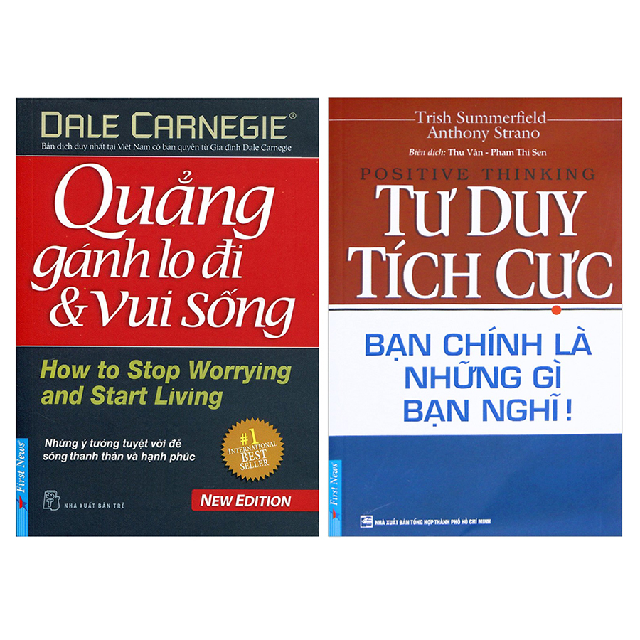 Combo Tư Duy Tích Cực (Tái Bản) + Quẳng Gánh Lo Đi Và Vui Sống (2 Cuốn)