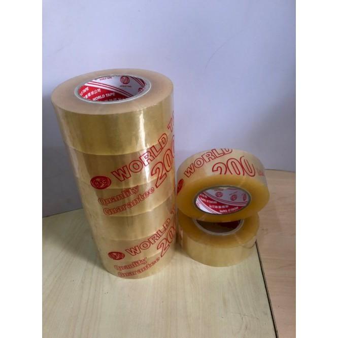 Băng keo trong / đục 200y đủ ,