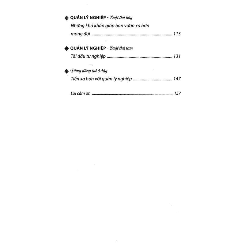 Sách - Quản Lý Nghiệp