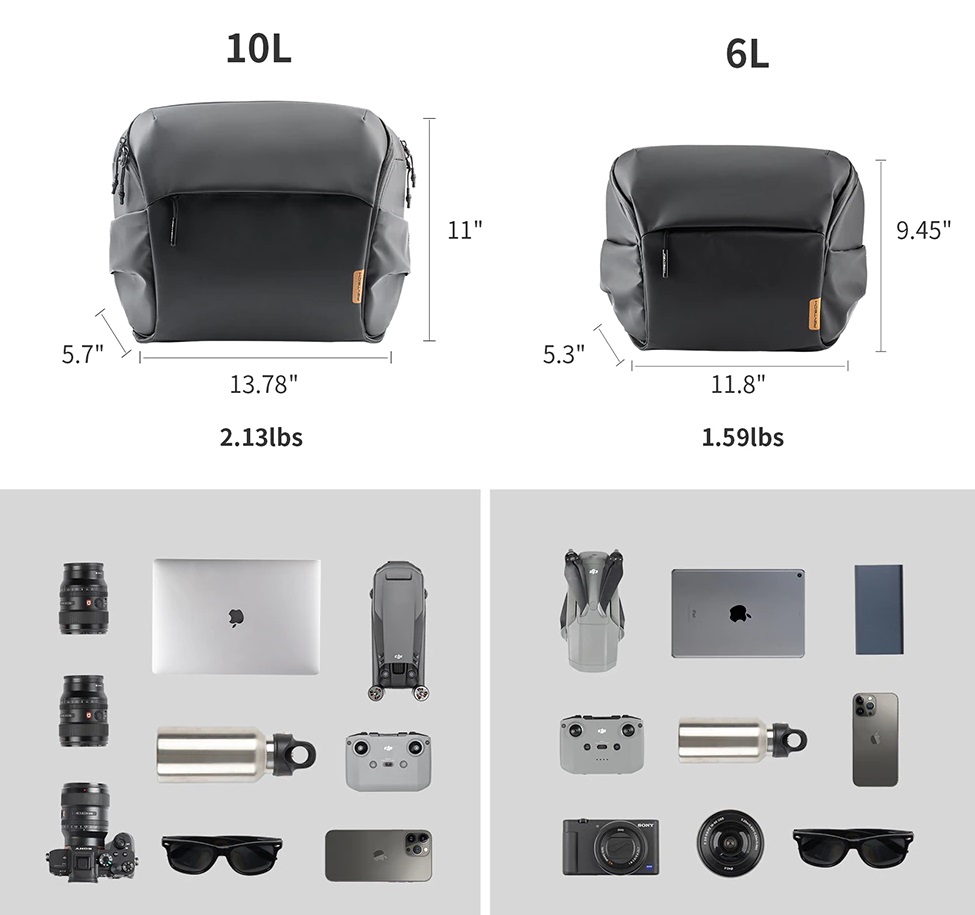 Túi máy ảnh PGYTECH OneGo Shoulder Bag 10L - Hàng chính hãng