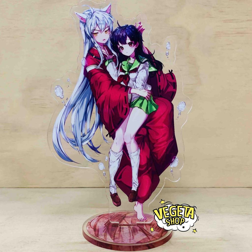 Mô Hình Tượng Standee Acrylic Mica 2 mặt - Inuyasha - Inu Yasha Higurashi Kagome Sesshomaru Kikyou Kikyo Sesomaru