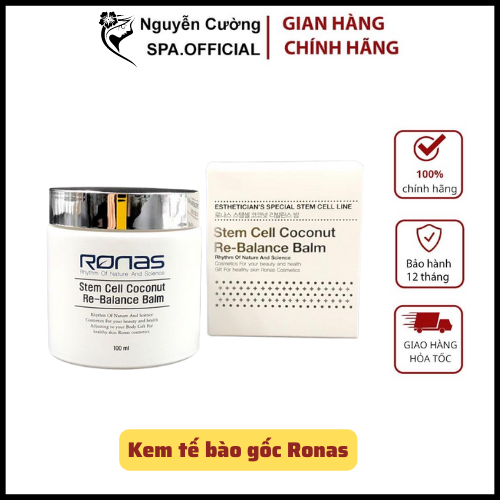 Kem Tế Bào Gốc Dưỡng Ẩm Da Mặt Ronas Stem Cell Care Hydro Cream 100ml