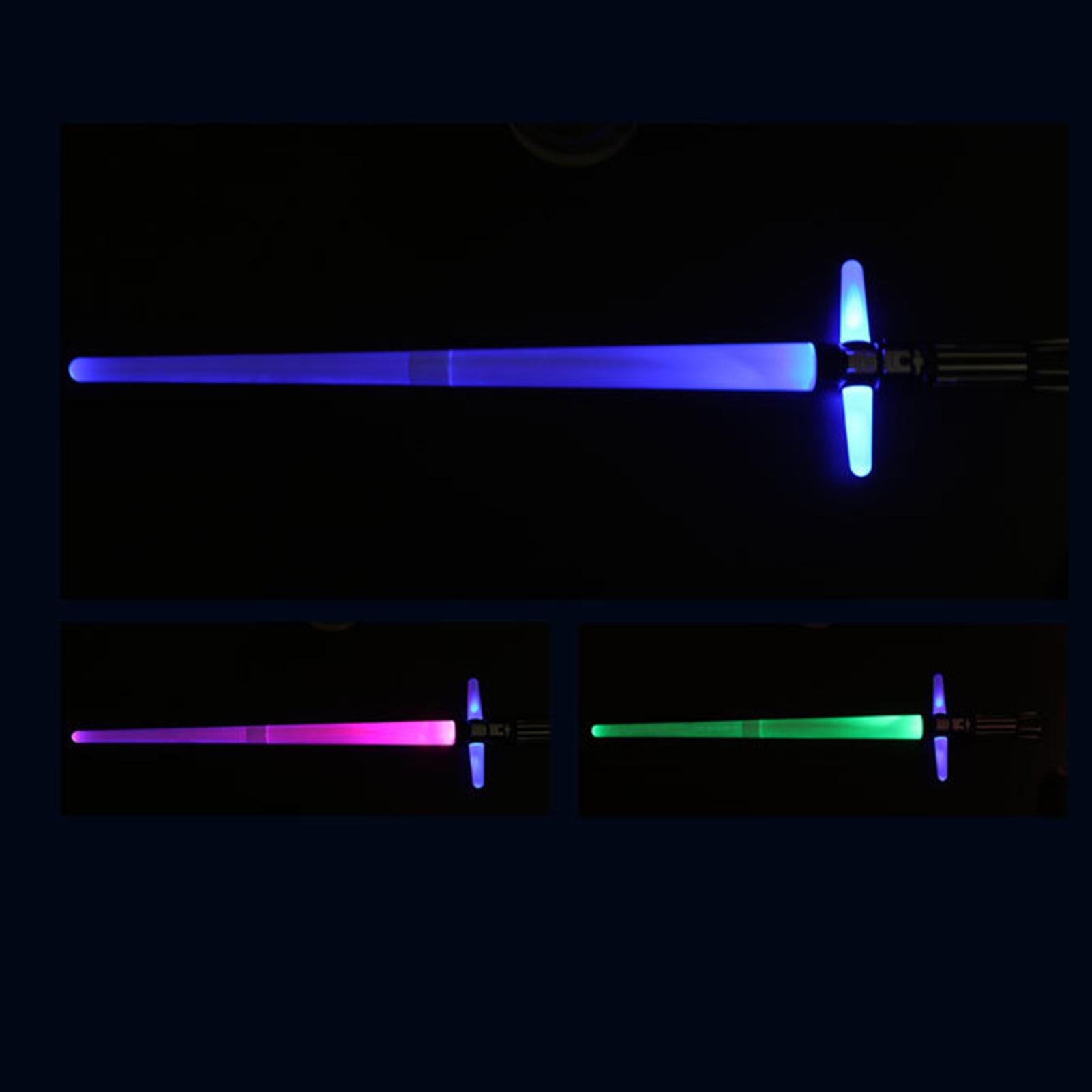 Kiếm đồ chơi FX có thể thu vào, đèn bảy màu, Crucifix 2 trong 1 chơi nhập vai