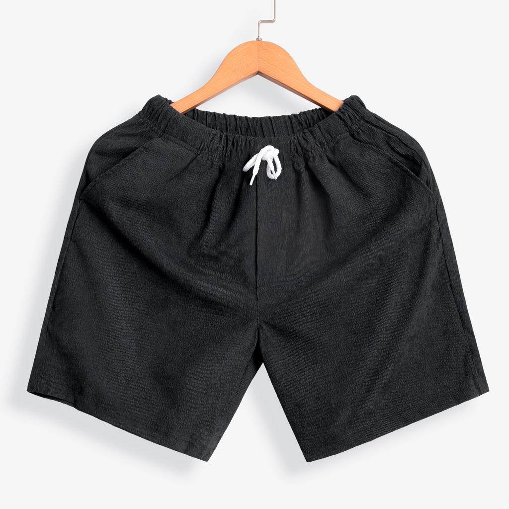 Quần ngố Nhung Tăm Nam Nữ JBAGGY Form Unisex Chất Thoáng Mát Trẻ Trung Năng Động.