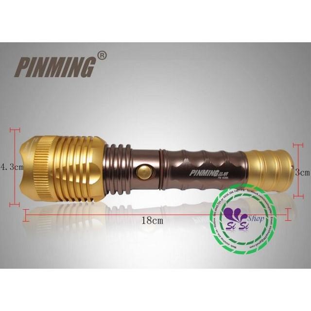 Đèn pin siêu sáng cao cấp có la bàn