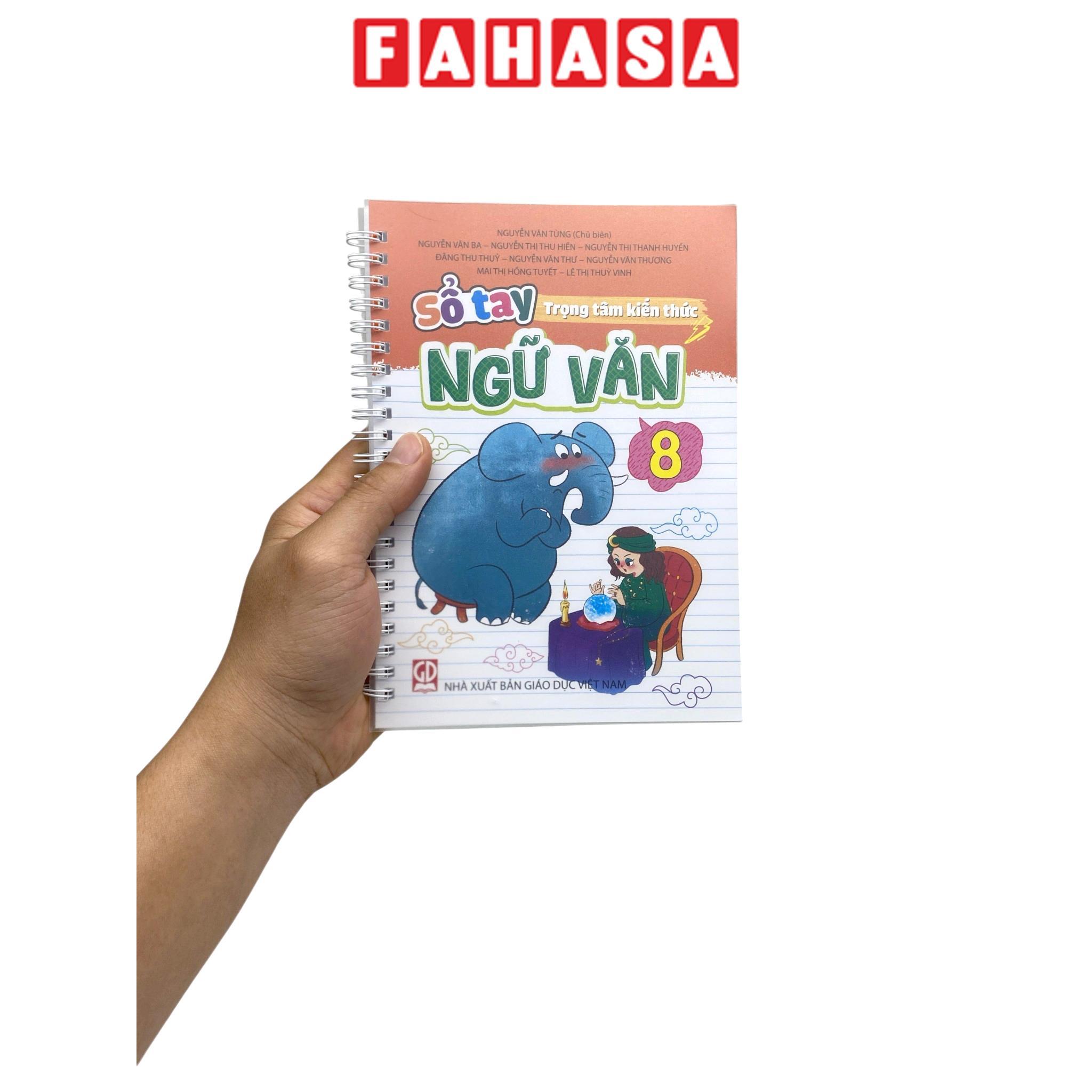Sách - Sổ Tay Trọng Tâm Kiến Thức Ngữ Văn 8