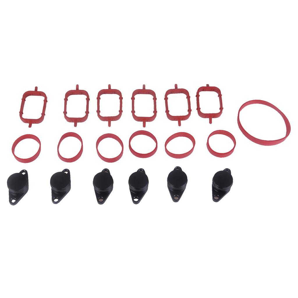 6 Pieces 33mm Diesel Swirl Flap Bungs Gaskets Kit For BMW E60/E61 E90 E91