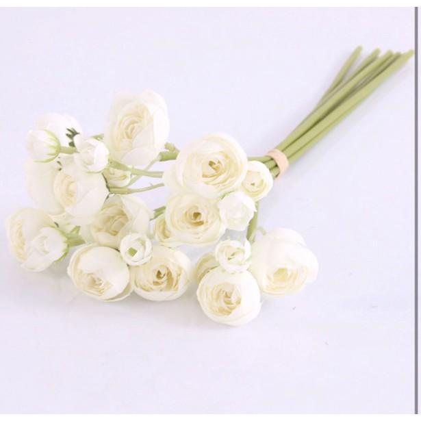 Hoa giả - Bó TRÀ NHÍ cao cấp nhập khẩu, hoa cô dâu hoa decor trang trí cao cấp