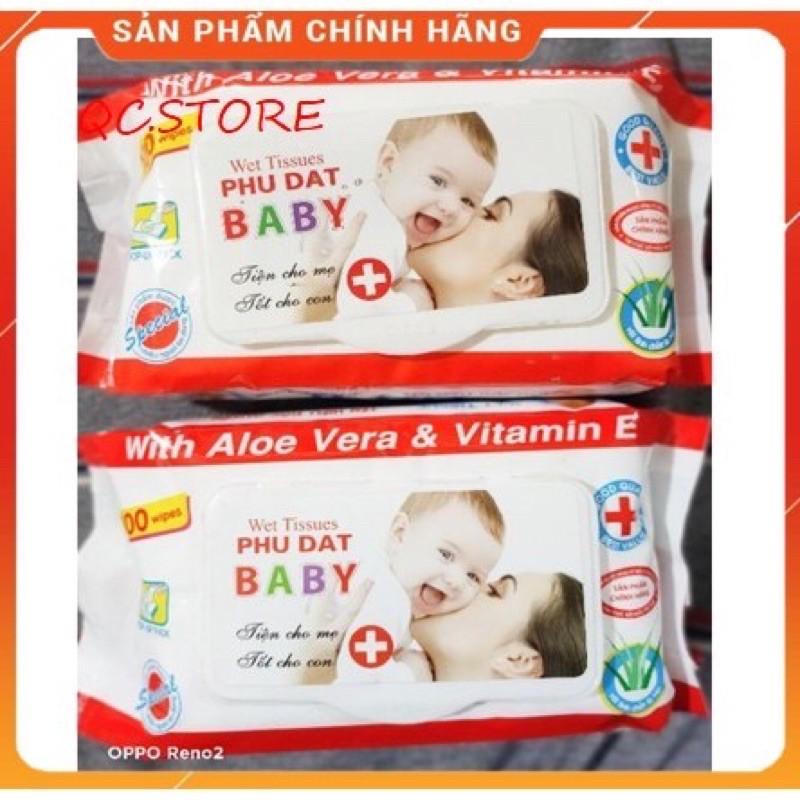 ️GIÁ SỶ️ KHĂN ƯỚT PHÚ ĐẠT - GIẤY ƯỚT PHÚ ĐẠT - HÀNG VIỆT NAM - GÓI 100 TỜ