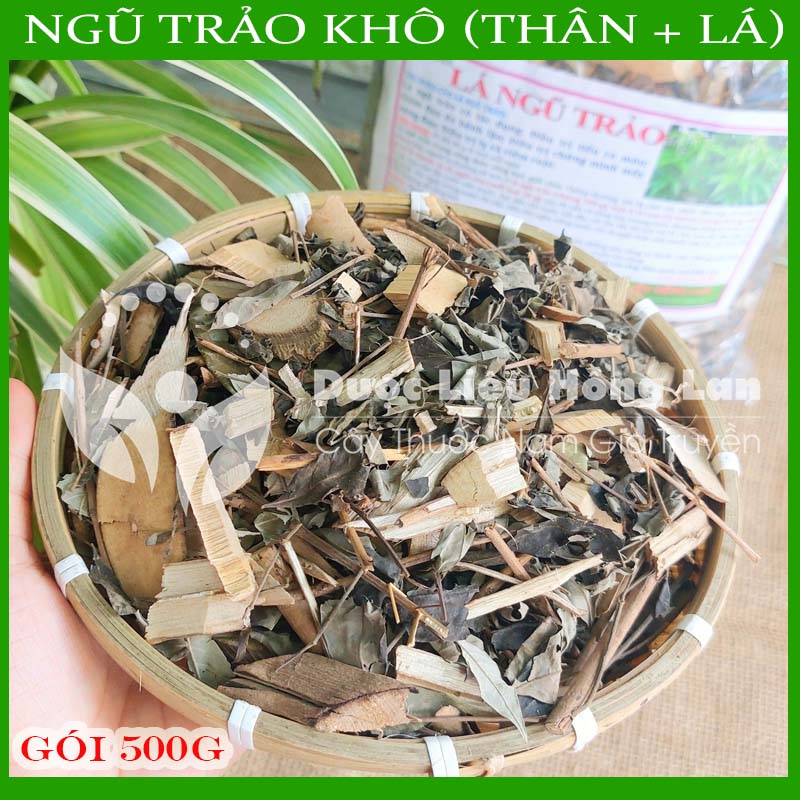 Lá Cây Ngũ Trảo khô đóng gói 500gram