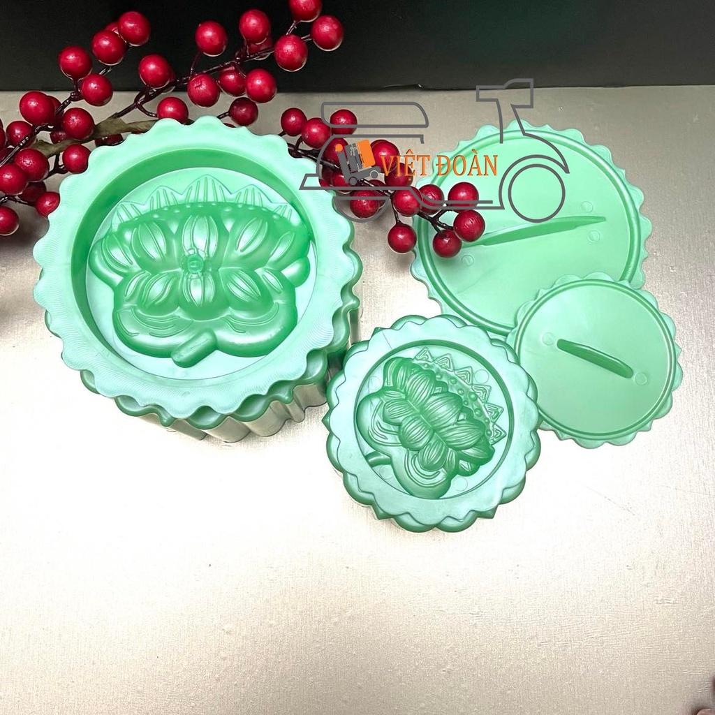 Khuôn TRÒN Nhấn Xôi Hình Hoa Hồng, SEN 3D SIÊU SẮC NÉT - Nhiều SIZE dùng nhấn ấn tạo hình sắc nét.