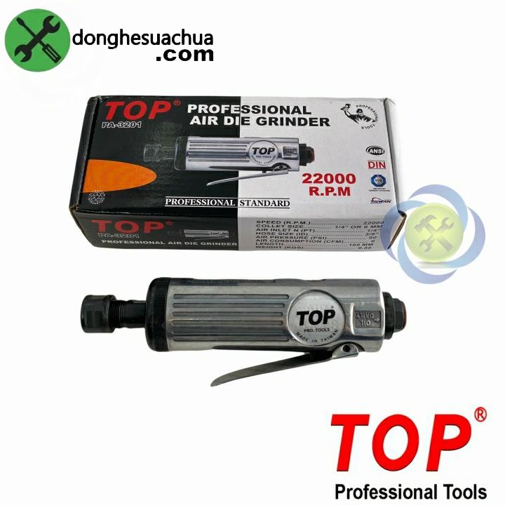 Máy mài hơi Top PA-3201 (Trắng ) 22000 R.P.M