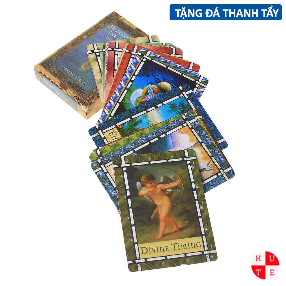 Bài Oracle Healing With The Angels 44 Lá Bài Tặng Đá Thanh Tẩy