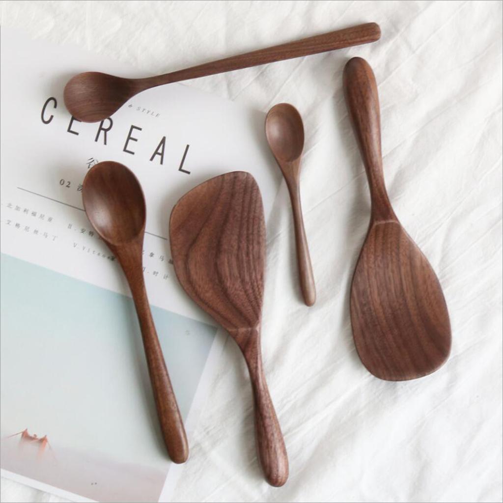 Wooden Serving Spoon Ladle for Mixing Stirring