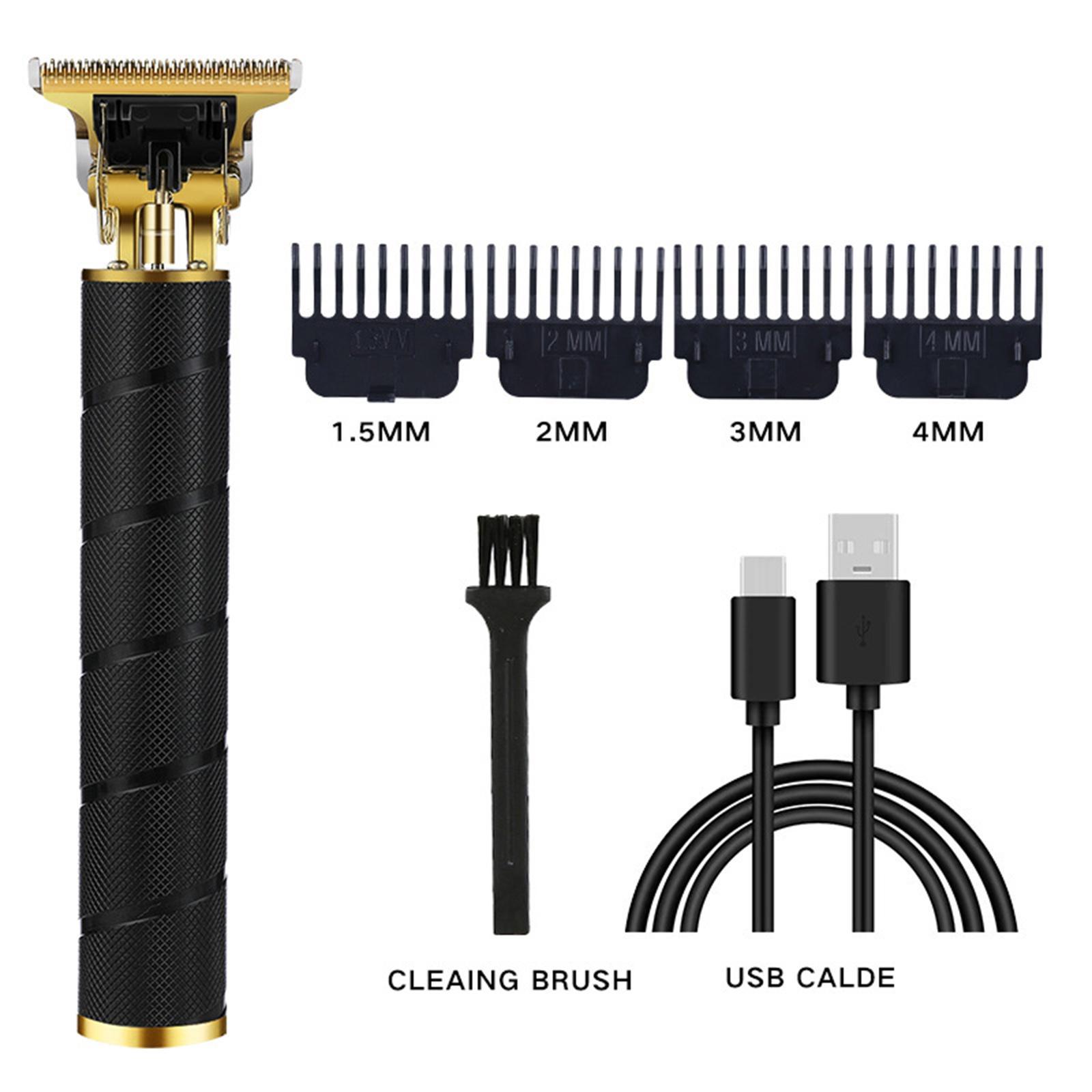 Hair Clippers for Men T-Blade Electric Beard Trimmer Liners Edgers Outliner Barbers