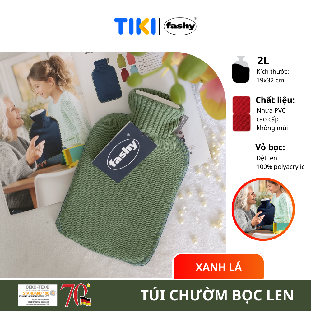 Túi chườm Fashy Germany Bọc Len 100% nhập khẩu từ Đức