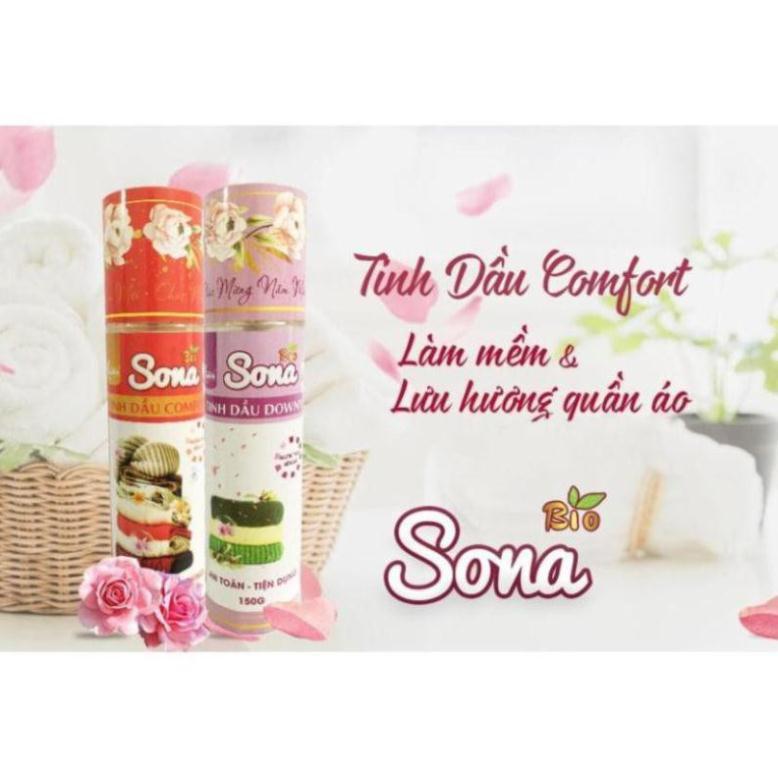 Xịt Thơm Quần Áo SoNa, Xả Vải Khô - Tinh Dầu Comfort &amp; Downy 150ml