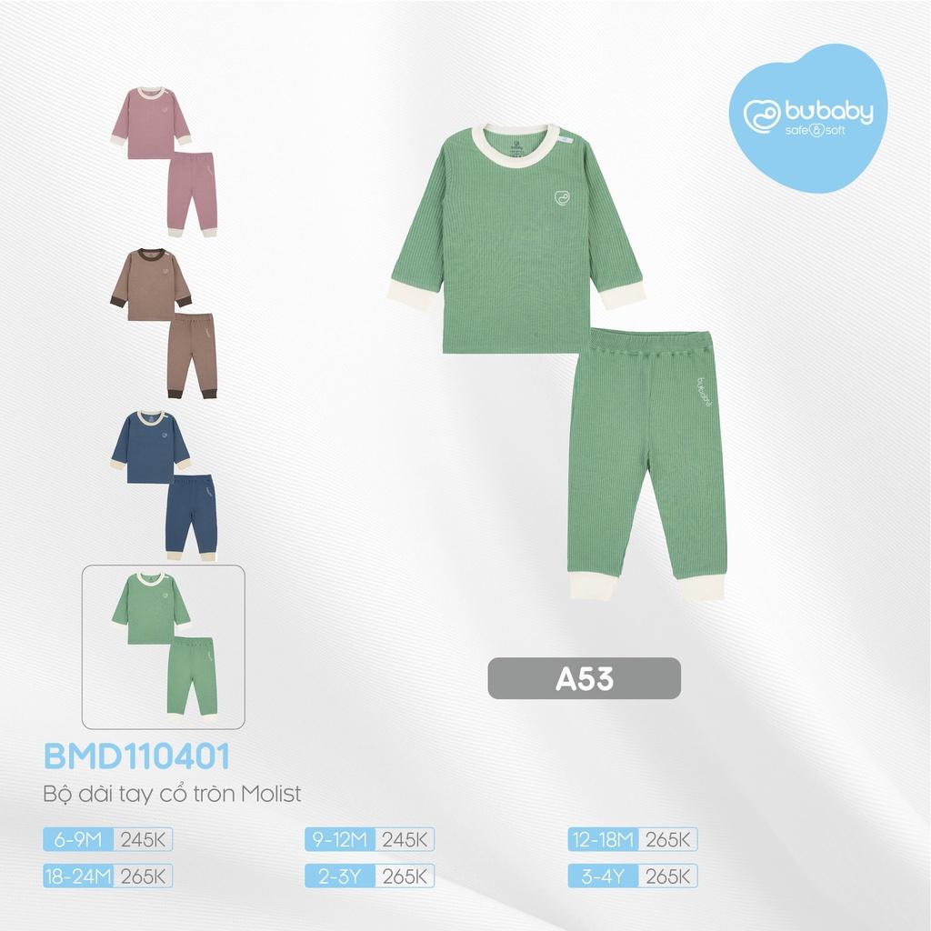 Bộ dài tay Molist Bu baby cho bé 6m - 4Y