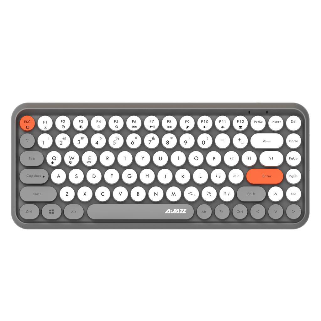 84 Key Wireless Bluetooth Lightless Keyboard for PC Laptop Tablet Yellow