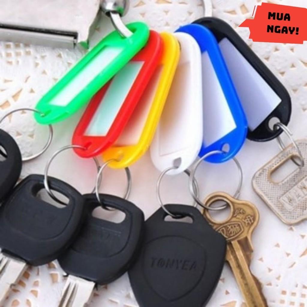 50 MÓC KHÓA THẺ GHI CHÚ HÀNH LÝ, ĐÁNH DẤU CHÌA KHÓA, THẺ TÊN NAME TAG GHI THÔNG TIN