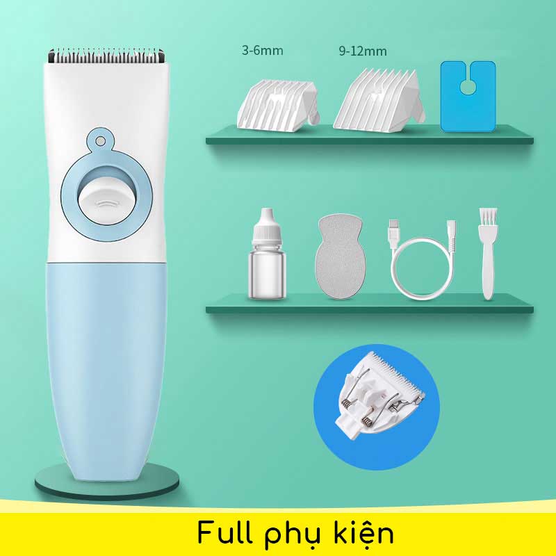 Tăng Đơ Cắt Tóc Cho Bé Mini Và Cả Gia Đình Full Phụ Kiện 9 Món